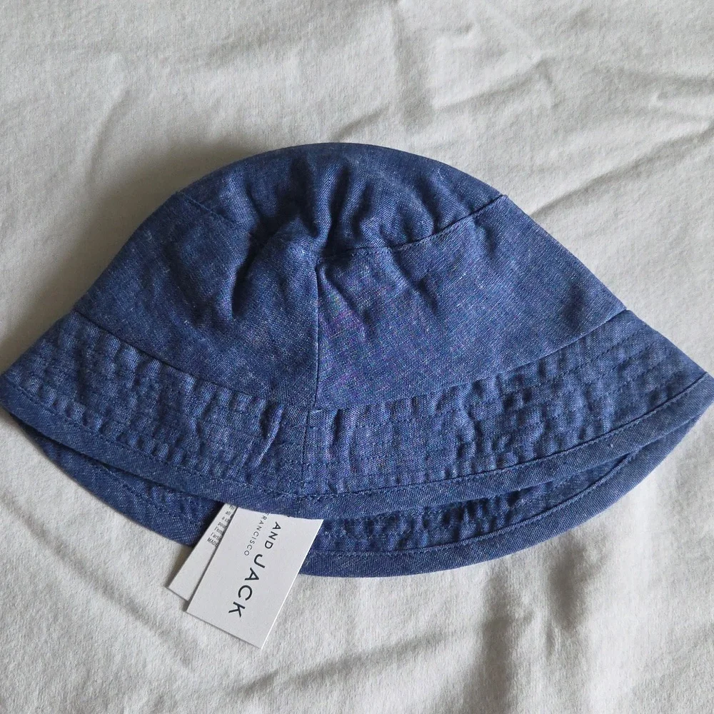 Janie and Jack Blue Kids Blue Anchor Sun Hat